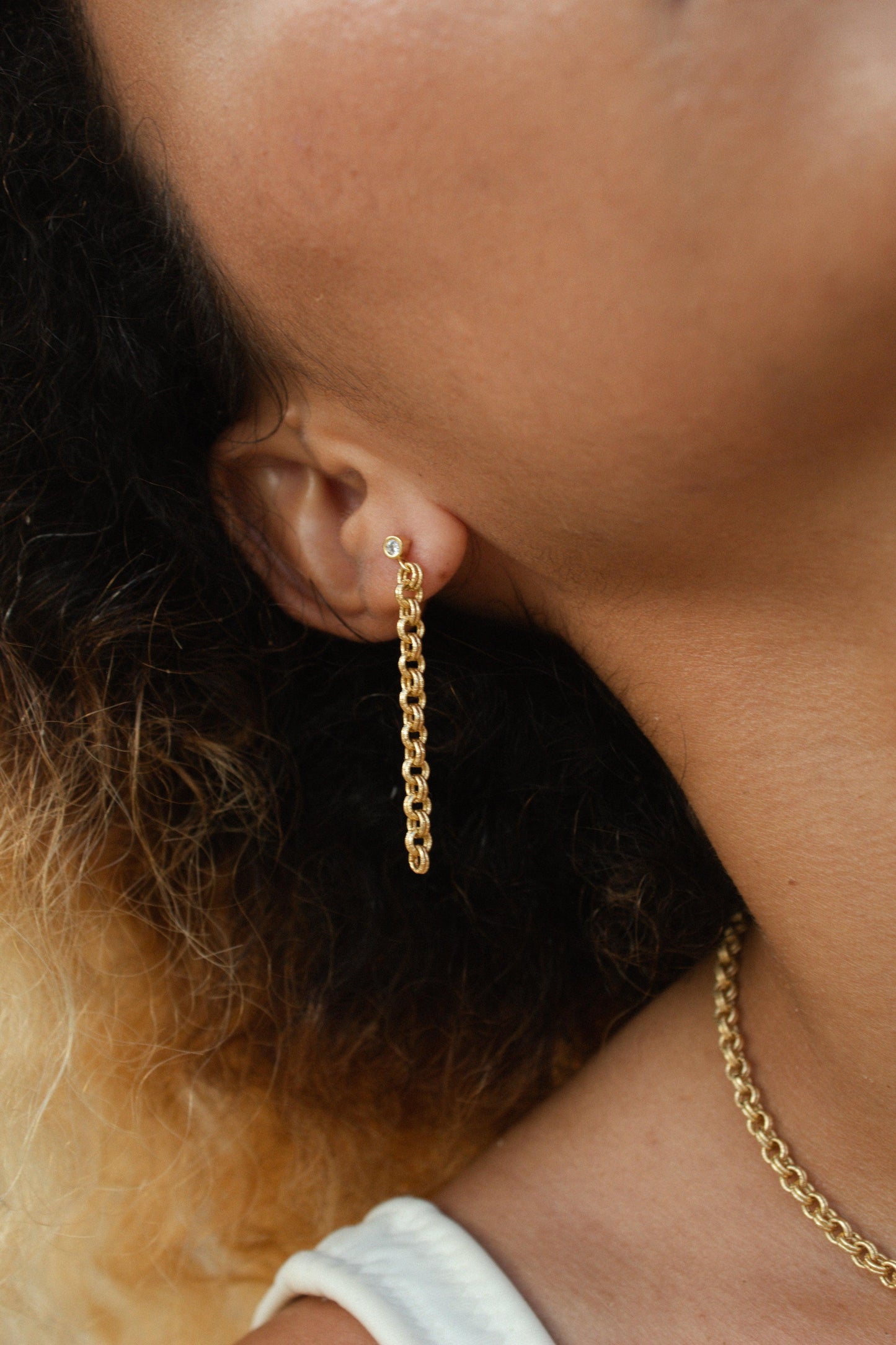 Velani Jewelry Rolo Luxe Dangling Earrings