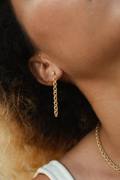 Velani Jewelry Rolo Luxe Dangling Earrings