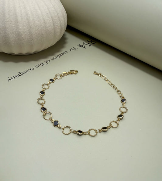 Velani Jewelry Sabbia Nera Black CZ Bracelet