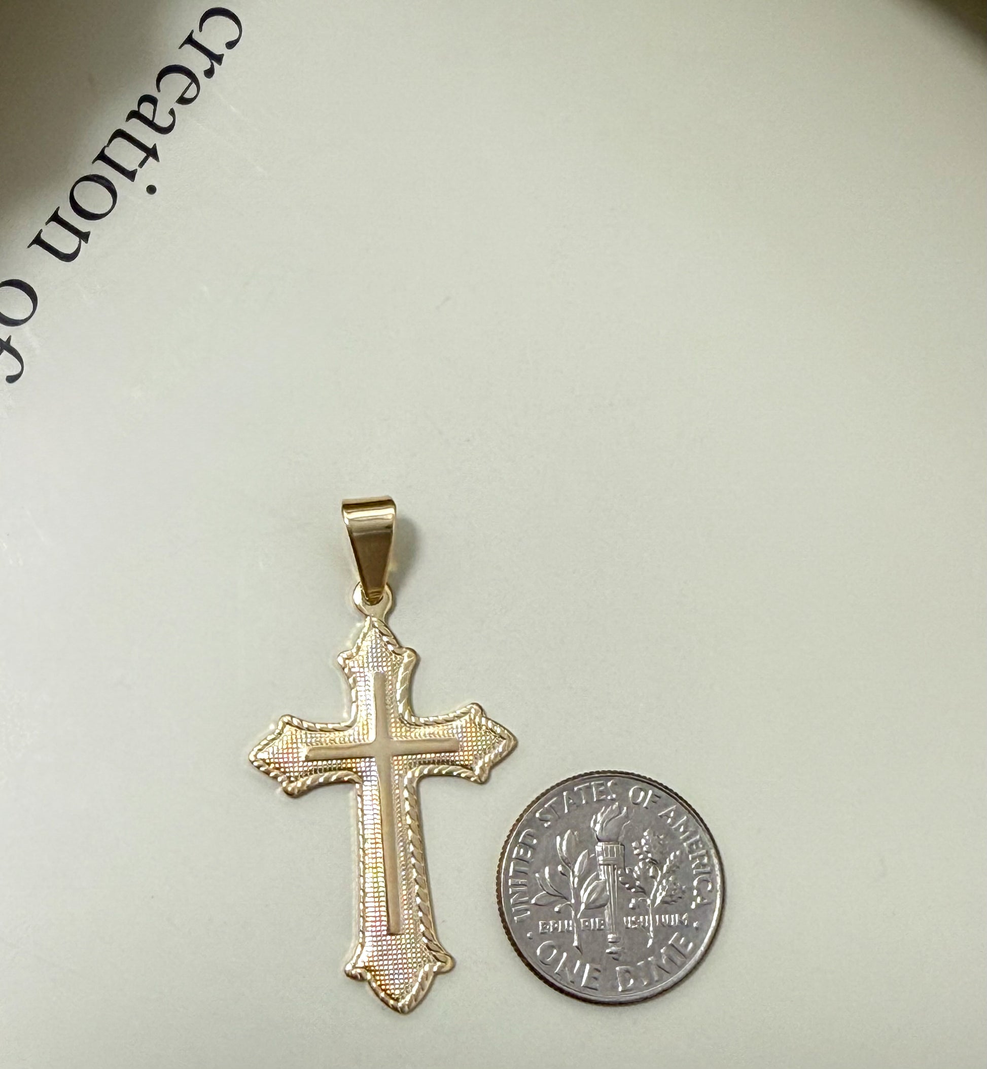 Velani Jewelry Sanctus Cross Pendant