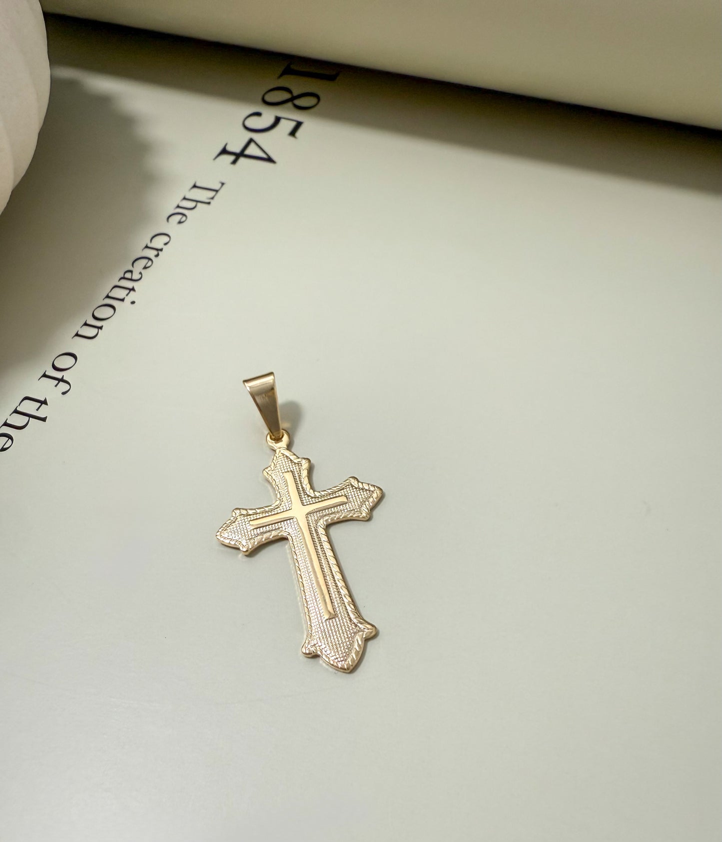Velani Jewelry Sanctus Cross Pendant