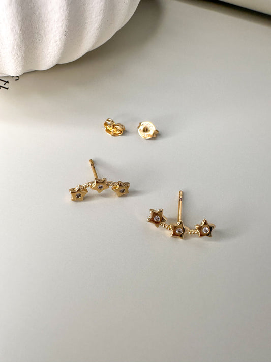 Velani Jewelry Stars Ear Climber Earrings