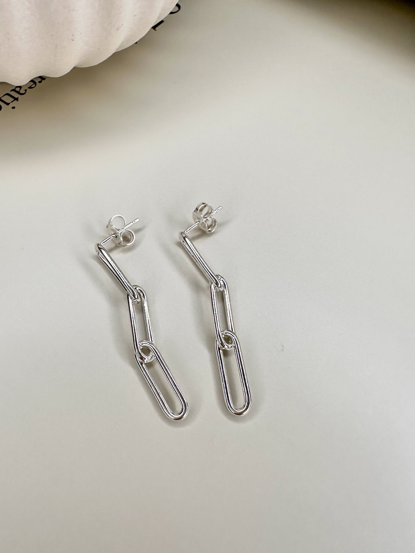 Velani Jewelry Styled Paperclip Earrings