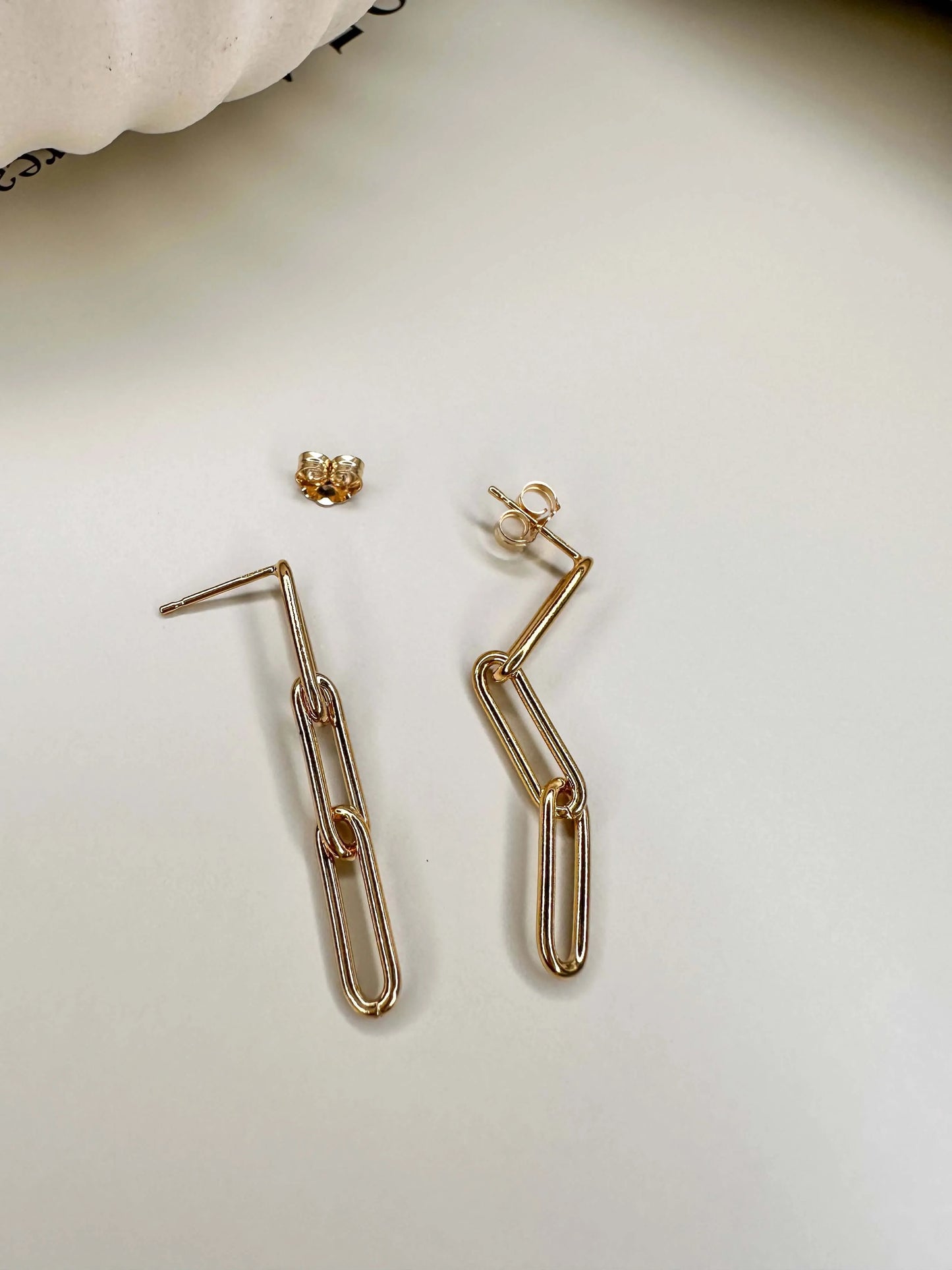 Velani Jewelry Styled Paperclip Earrings