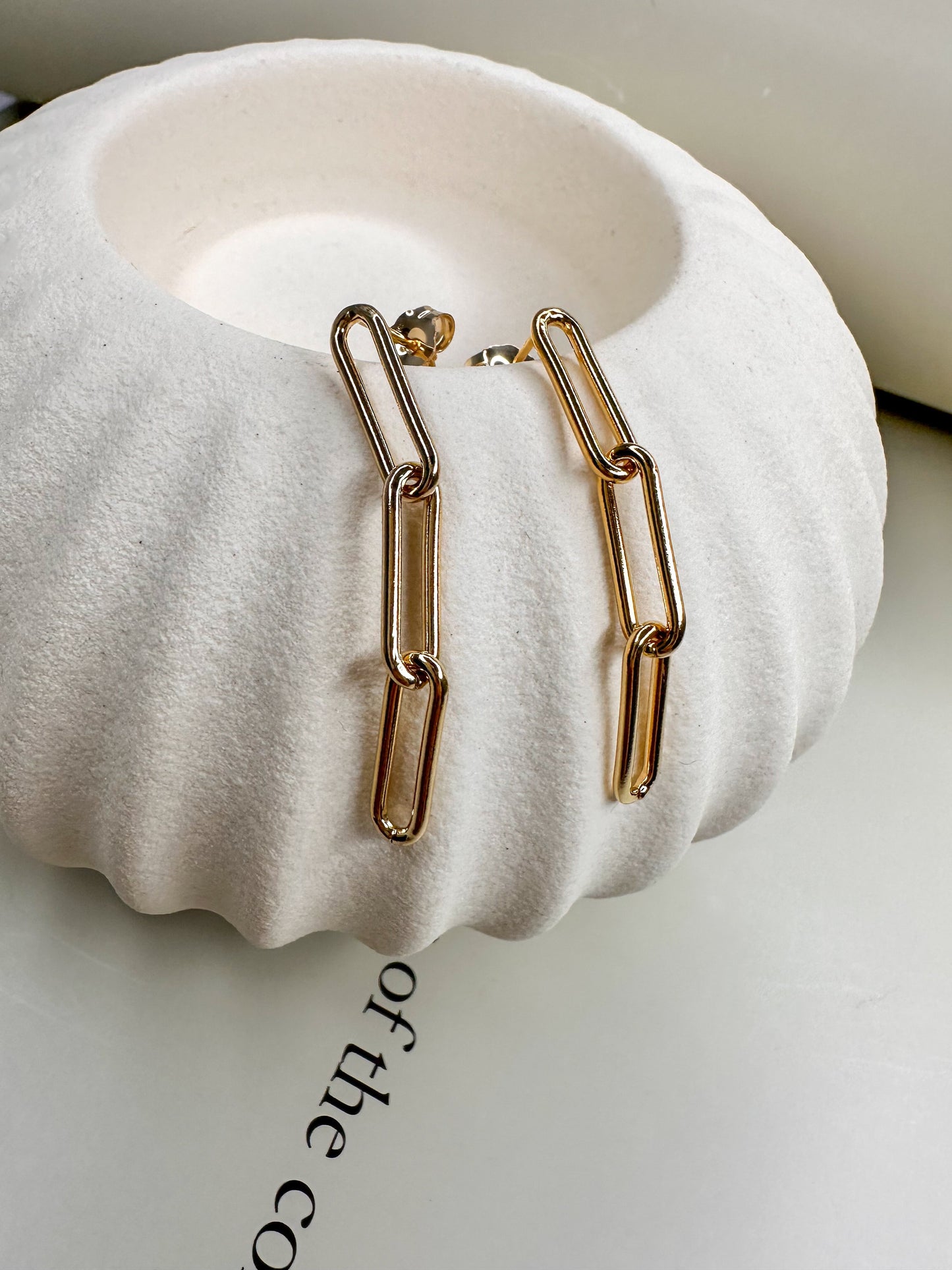 Velani Jewelry Styled Paperclip Earrings