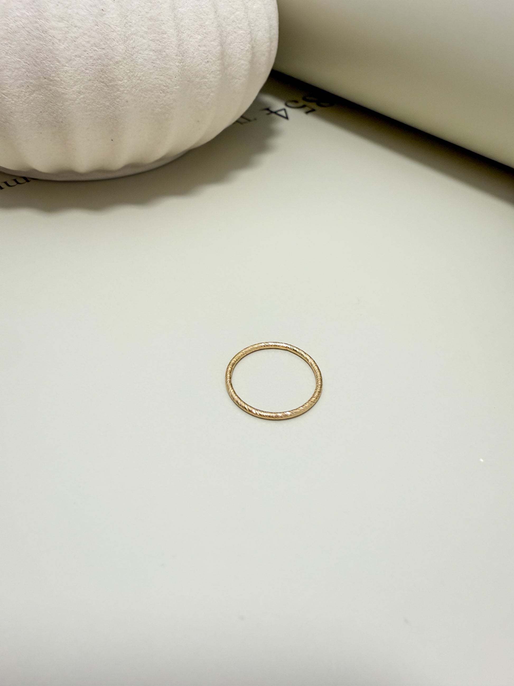 Velani Jewelry Textured Midi and Pinky Ring