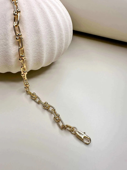 Velani Jewelry Thick Gauge Link Bracelet