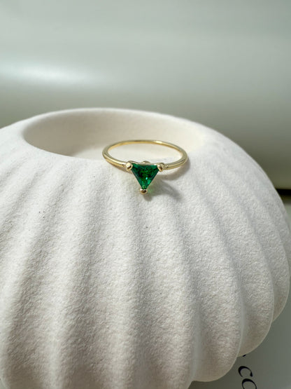 Velani Jewelry Trillion CZ Stackable Ring