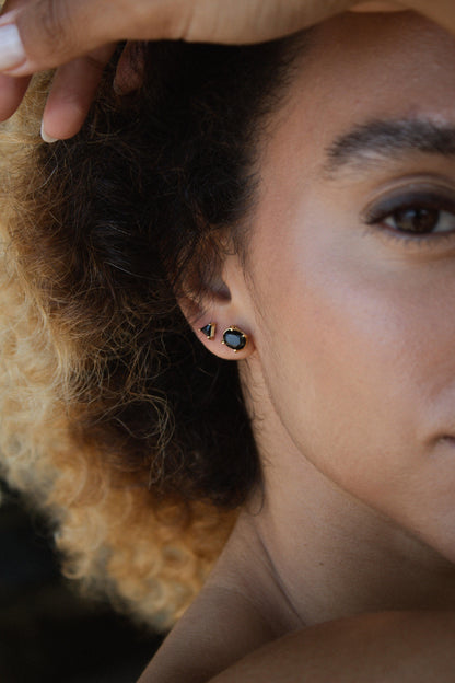 Velani Jewelry Trillion CZ Stud Earrings