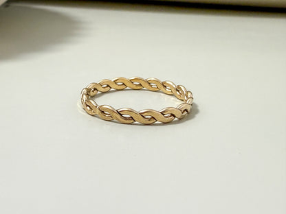 Velani Jewelry Woven Stackable Ring