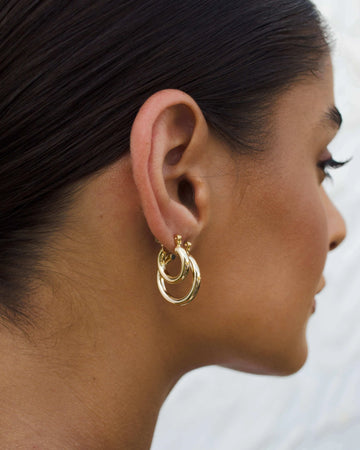 Velani Medium Thick Hoop Earrings for Yigo, a versatile and elegant staple