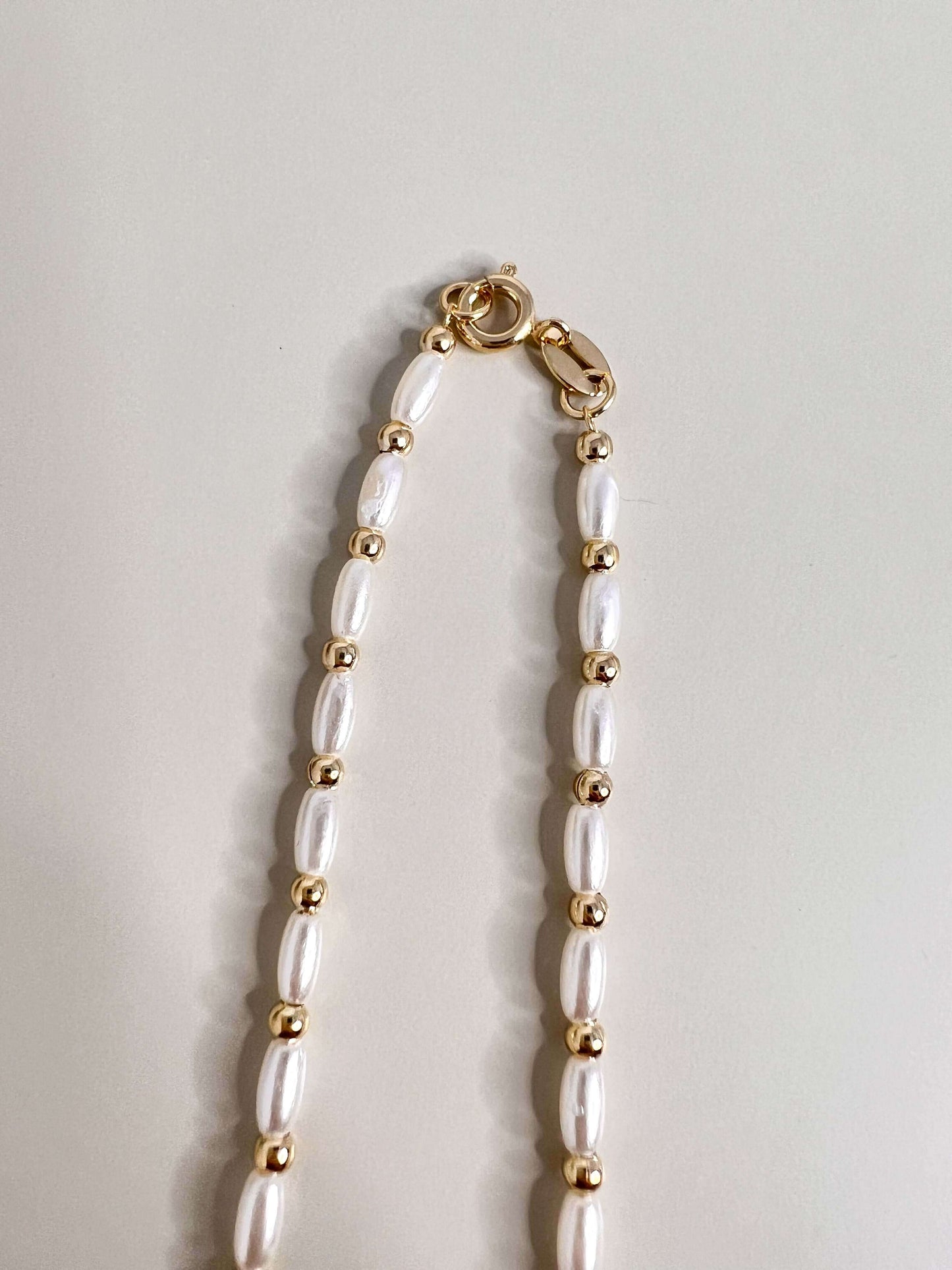 Velani Pearl Rosary Necklace