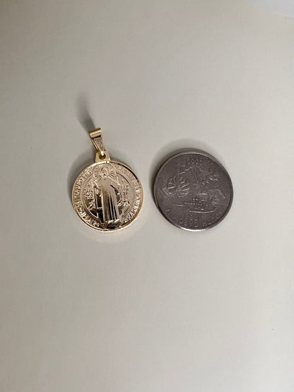 Velani Saint Benedict Coin Pendant