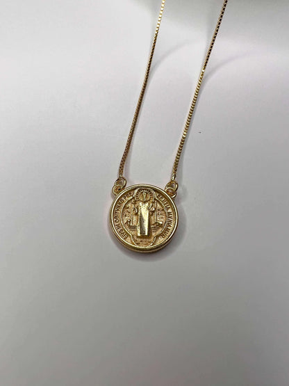 Velani Saint Benedict Medal Necklace