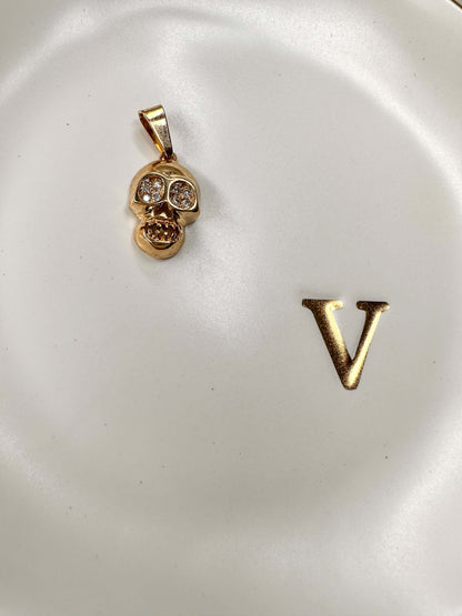 Velani Skull Pendant with Cubic Zirconia