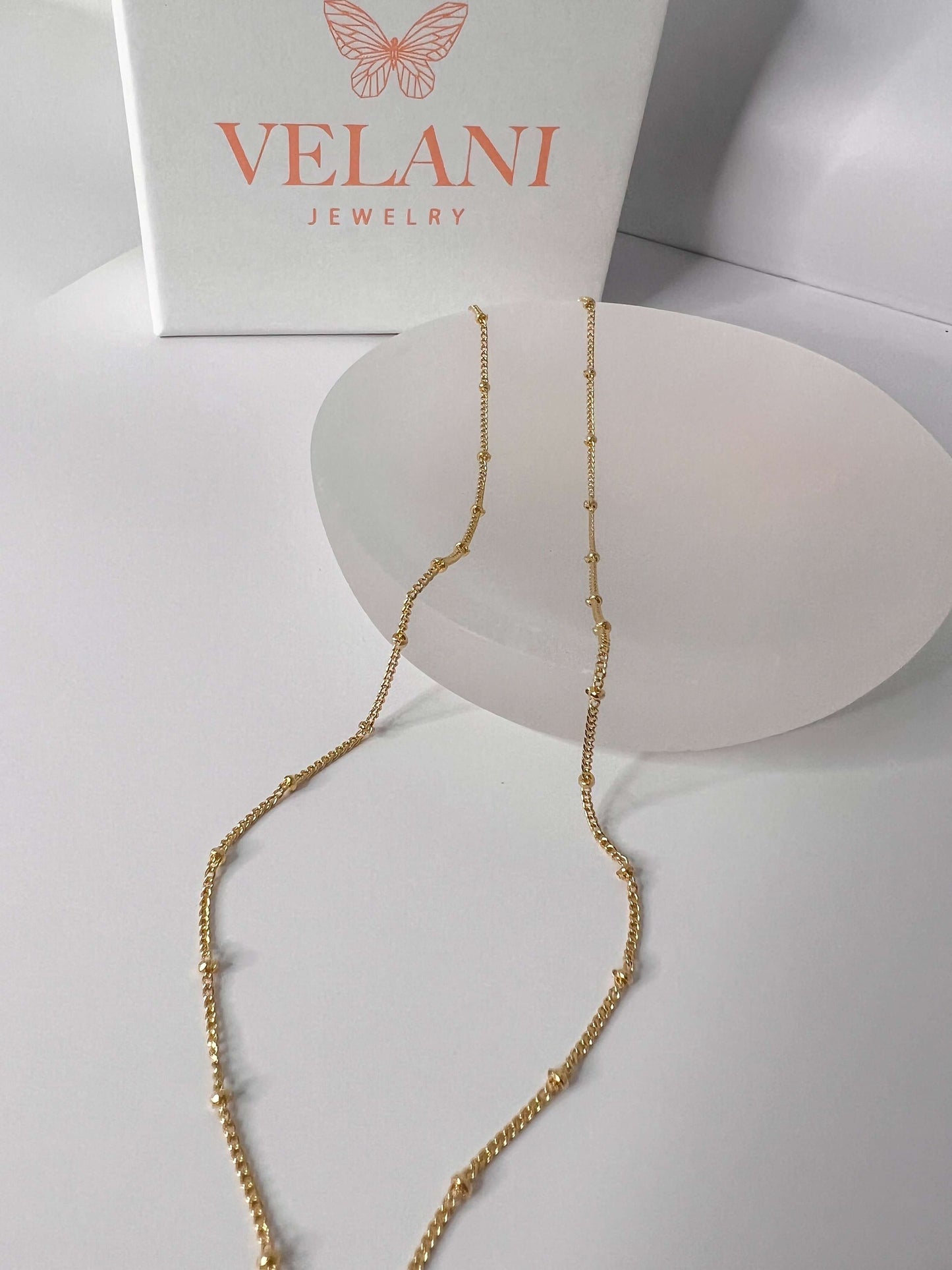 Velani Spaced Beaded Necklace