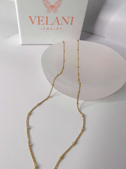 Velani Spaced Beaded Necklace