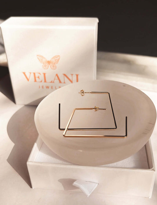 Velani Square Earrings