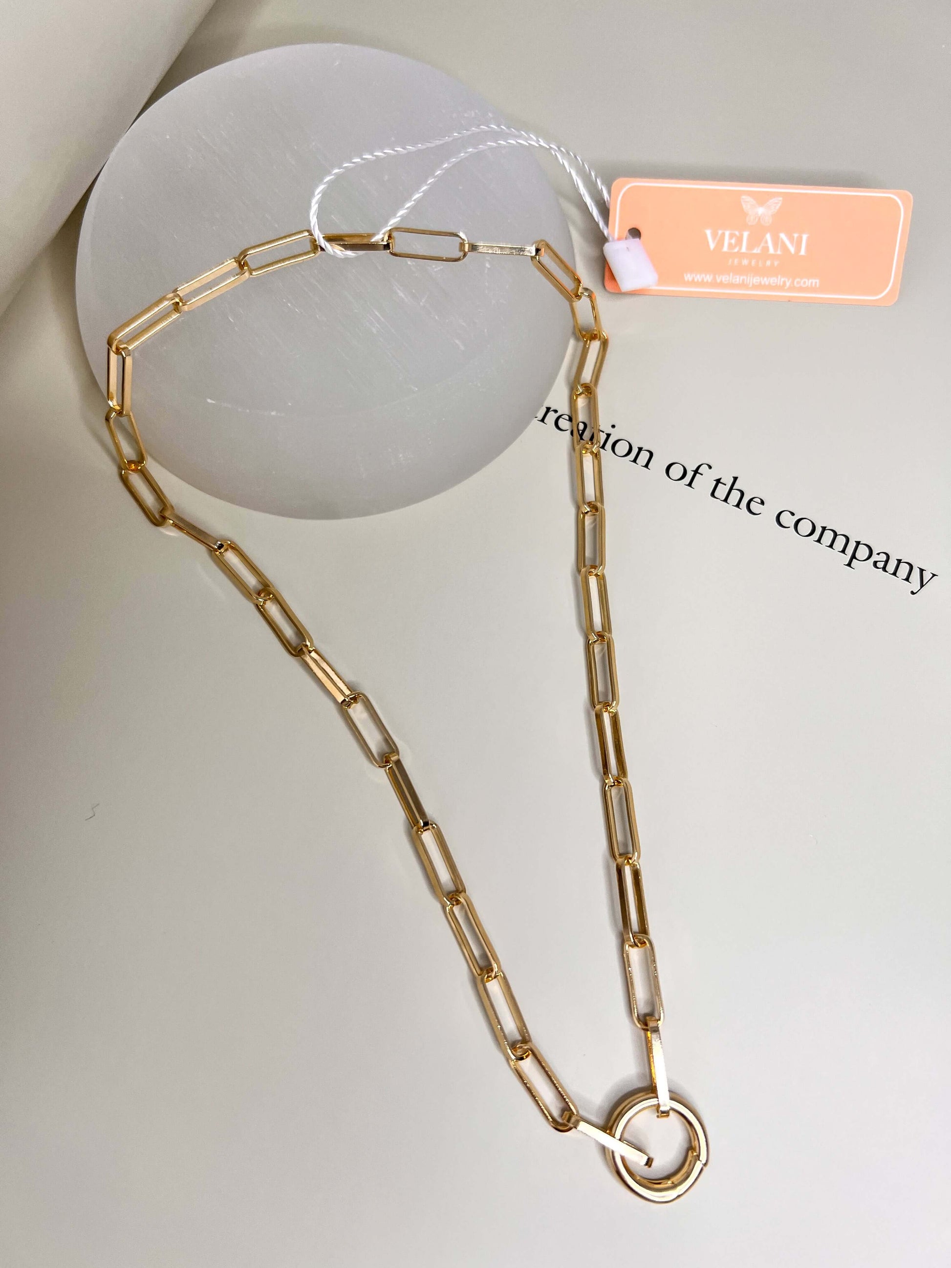Velani Styled Paperclip Chain