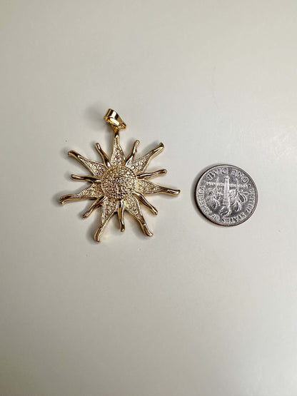 Velani Sun like Flower Pendant