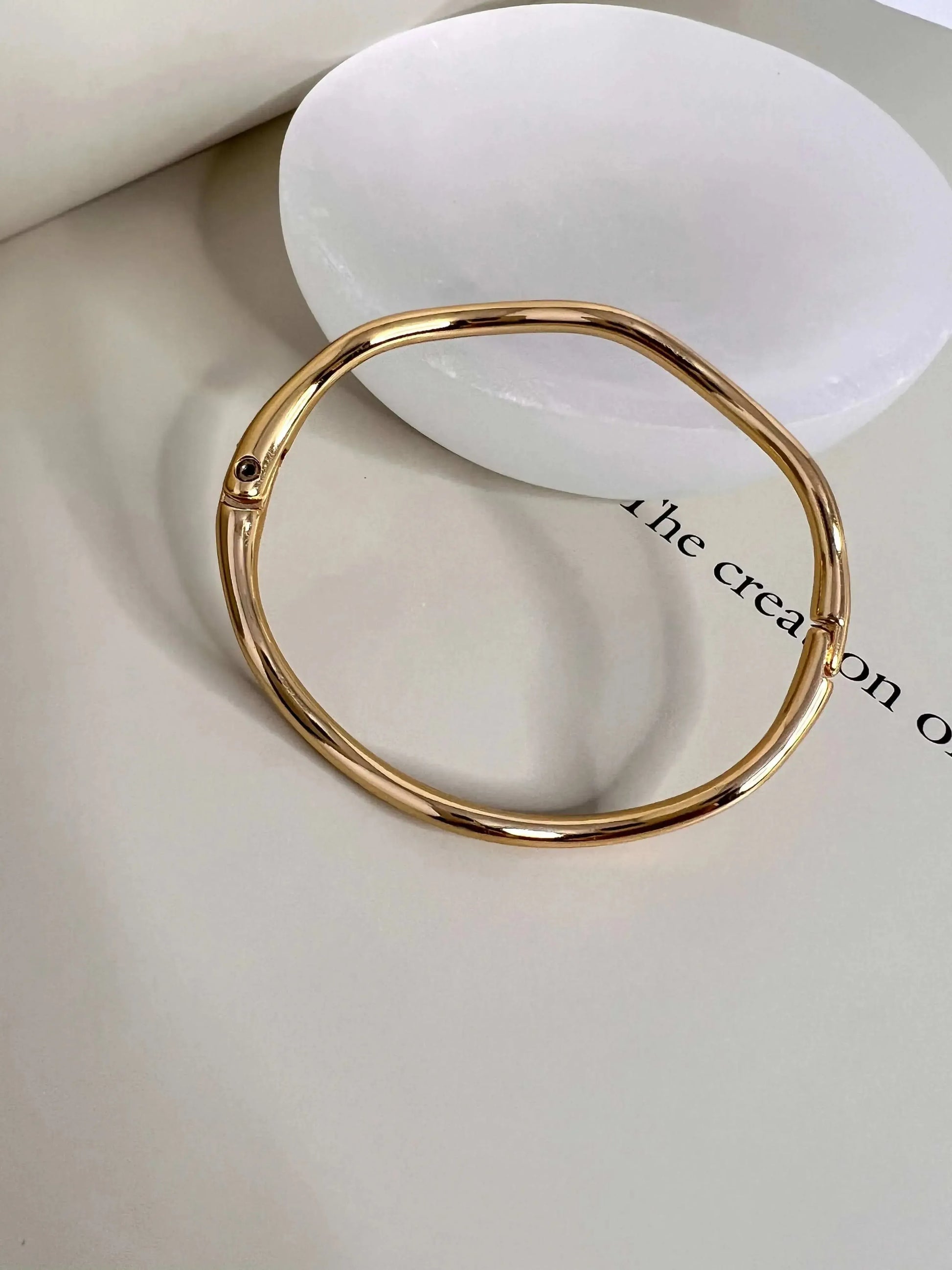 Velani Wavy Bangle Bracelet