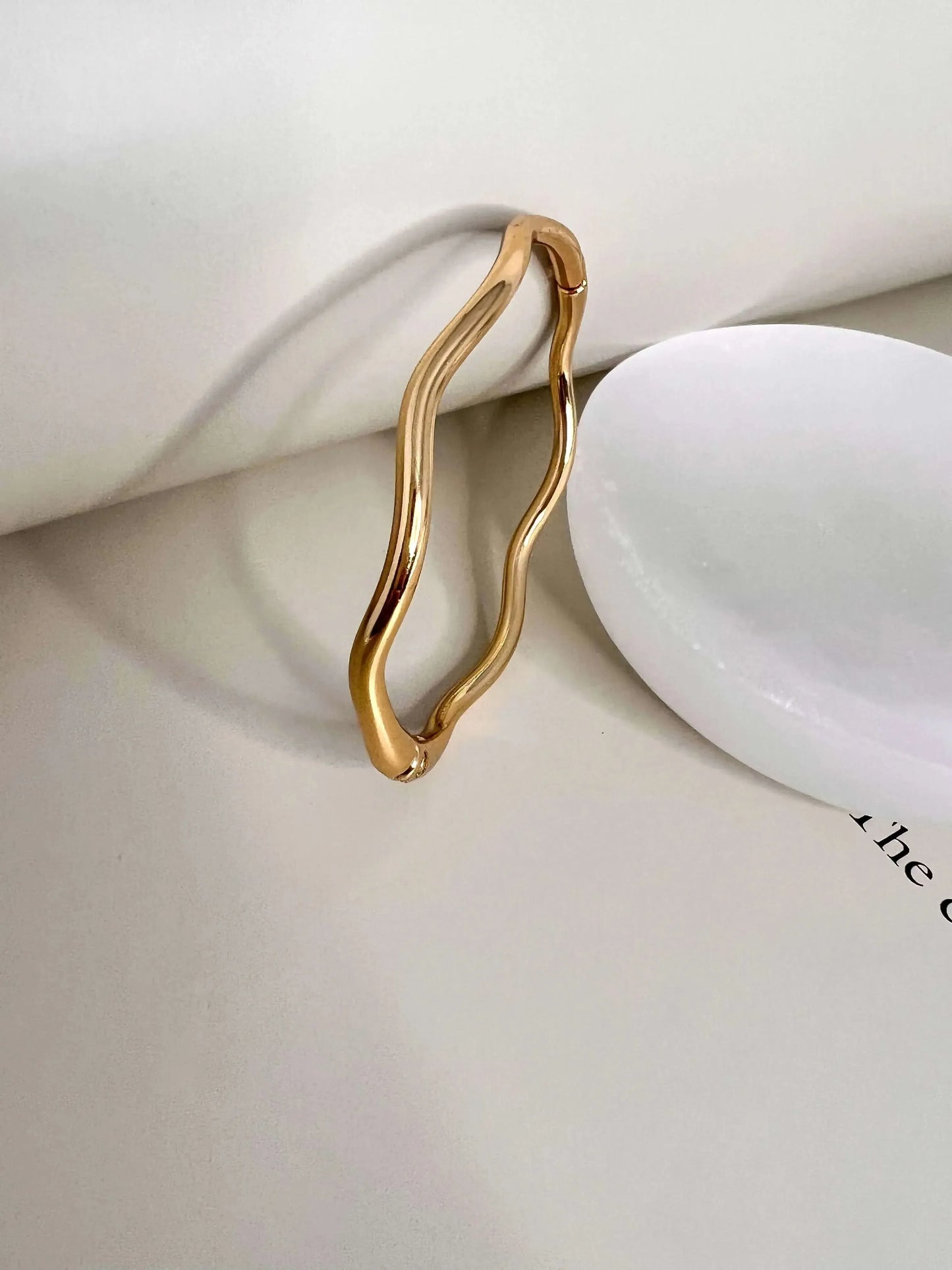 Velani Wavy Bangle Bracelet